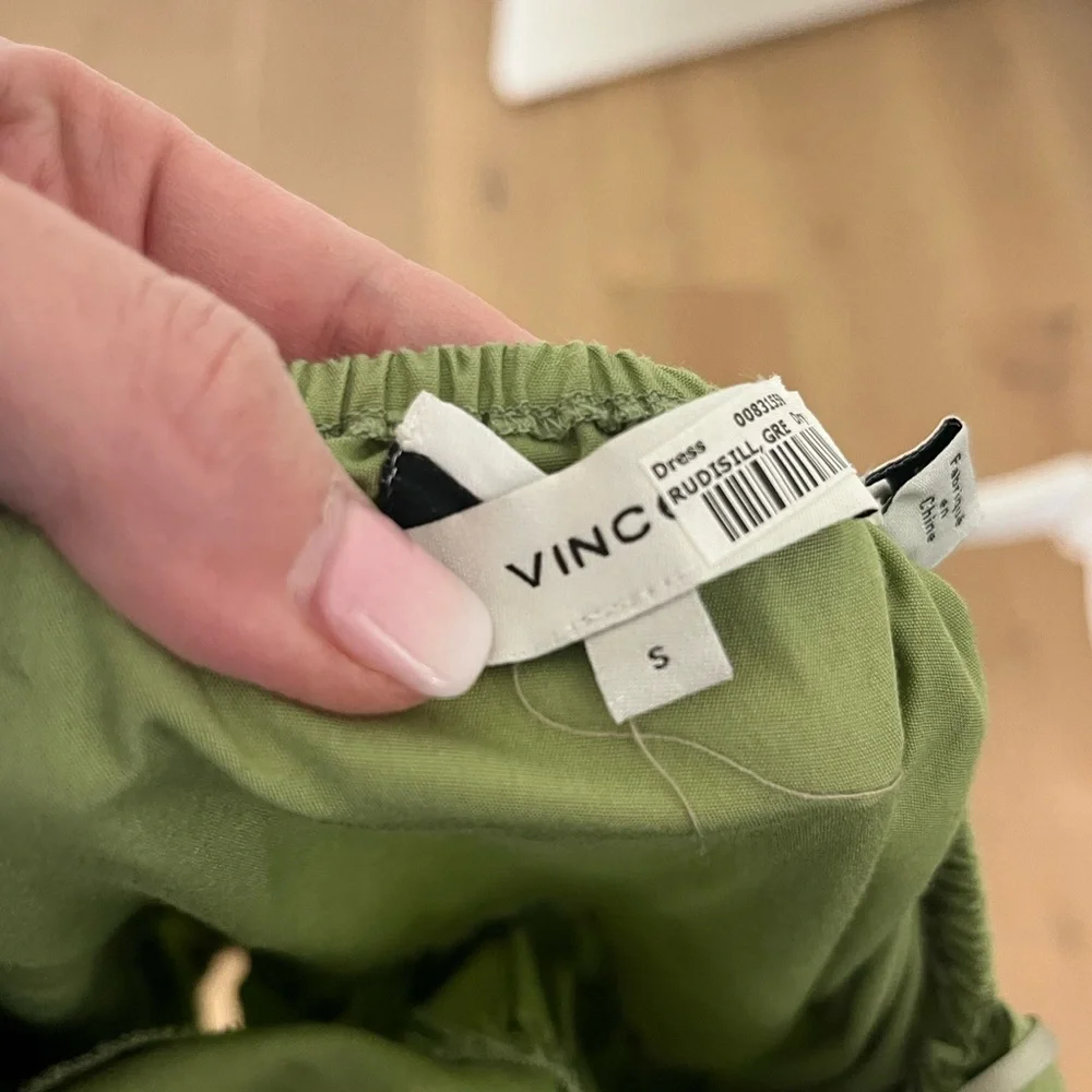 Vince Lime Backless Halter Dress - Picture 7 of 7